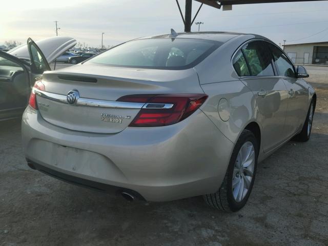 2G4GK5EX2E9277818 - 2014 BUICK REGAL TAN photo 4