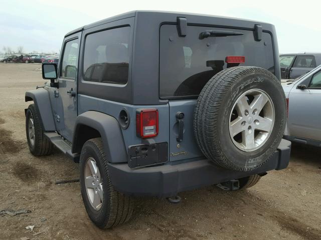 1C4AJWAG0EL162460 - 2014 JEEP WRANGLER S 棕色 照片 3