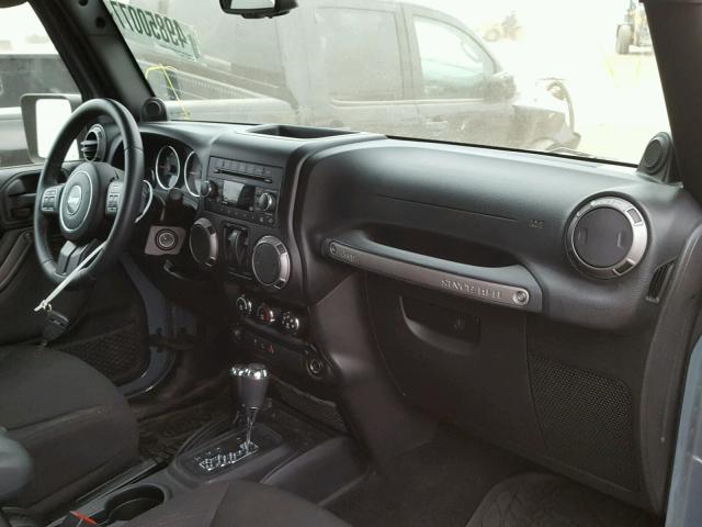 1C4AJWAG0EL162460 - 2014 JEEP WRANGLER S 棕色 照片 9