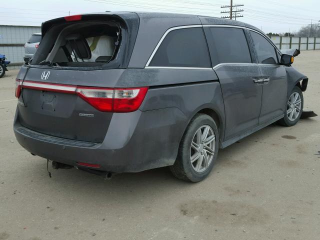 5FNRL5H93CB045986 - 2012 HONDA ODYSSEY TO GRAY photo 4
