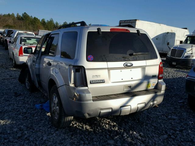 1FMCU0DG9CKC23540 - 2012 FORD ESCAPE XLT SILVER photo 3