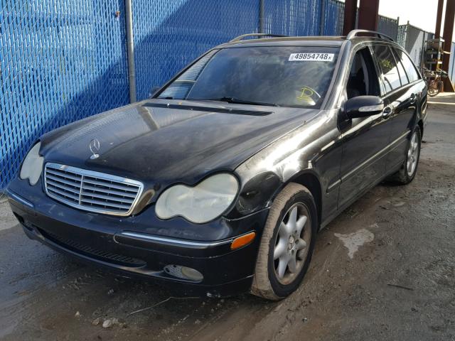 WDBRH81J43F405932 - 2003 MERCEDES-BENZ C 240 SPOR BLACK photo 2