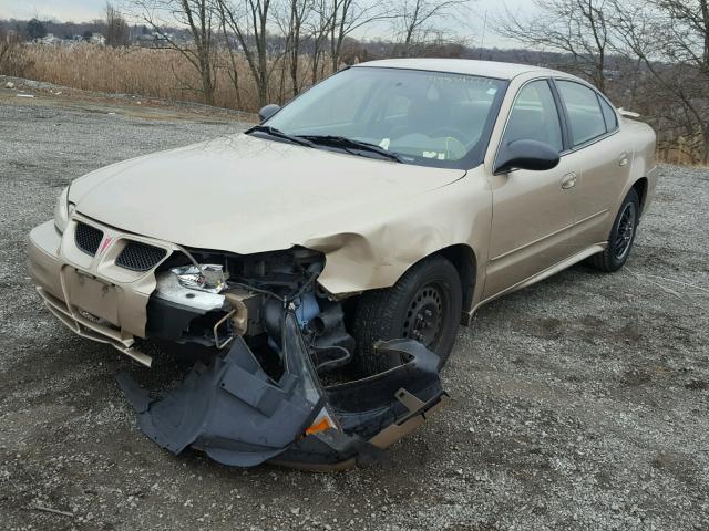 1G2NE52F24C109042 - 2004 PONTIAC GRAND AM S TAN photo 2