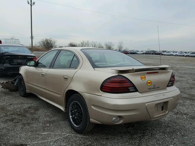 1G2NE52F24C109042 - 2004 PONTIAC GRAND AM S თაფლისფერი ფოტო 3