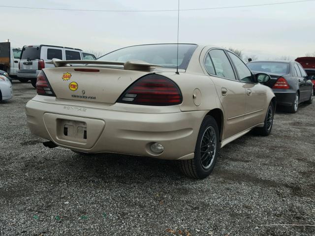 1G2NE52F24C109042 - 2004 PONTIAC GRAND AM S TAN photo 4