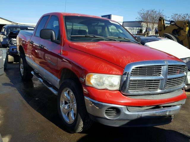 1D7HU18D34S557571 - 2004 DODGE RAM 1500 S RED photo 1