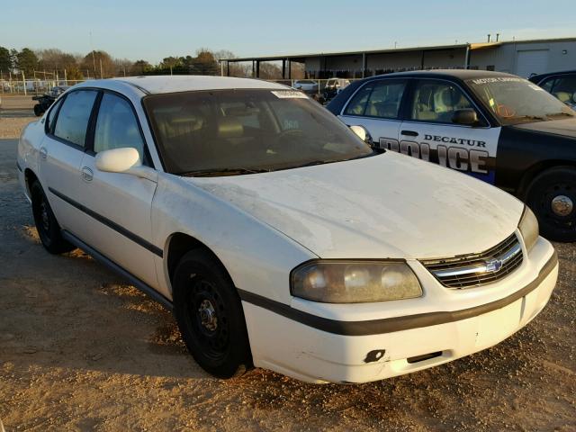 2G1WF55KX19254248 - 2001 CHEVROLET IMPALA WHITE photo 1