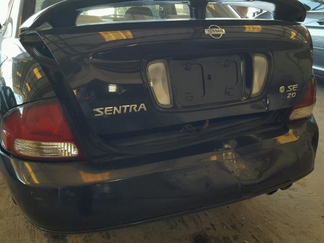 3N1BB51D41L108730 - 2001 NISSAN SENTRA SE BLACK photo 9