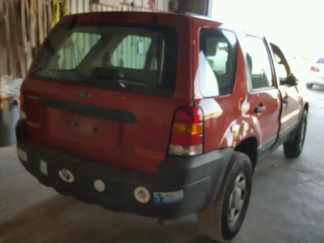 1FMYU02Z07KA28331 - 2007 FORD ESCAPE XLS ORANGE photo 4