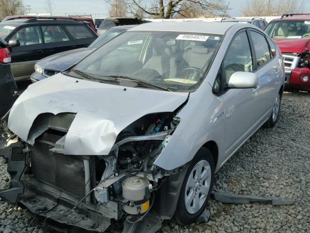 JTDKB20U387766406 - 2008 TOYOTA PRIUS SILVER photo 2