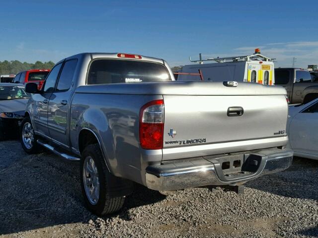 5TBET34146S527961 - 2006 TOYOTA TUNDRA DOU SILVER photo 3