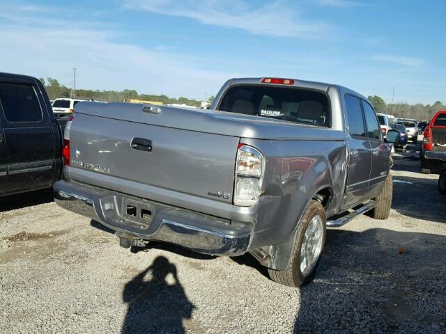 5TBET34146S527961 - 2006 TOYOTA TUNDRA DOU SILVER photo 4