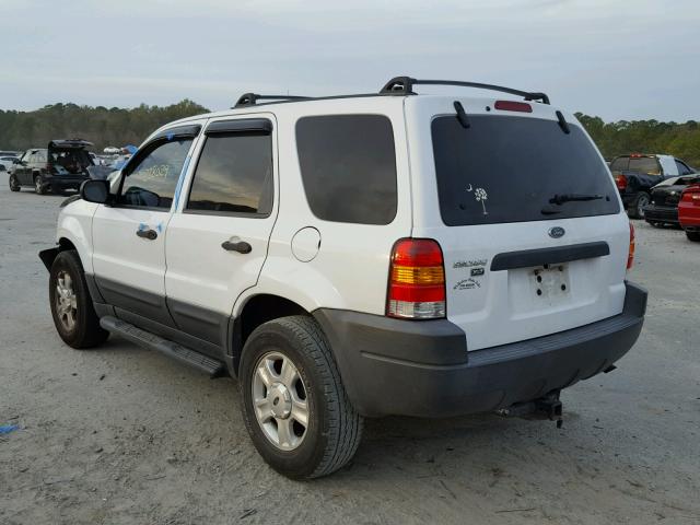 1FMYU03163KC27239 - 2003 FORD ESCAPE XLT WHITE photo 3