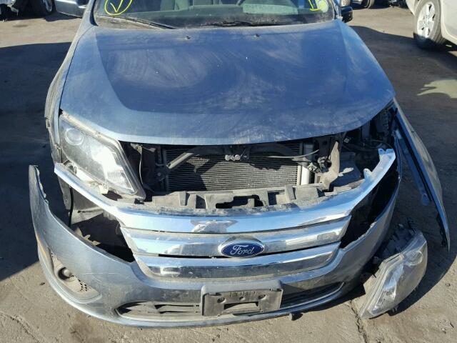 3FAHP0HA4BR191944 - 2011 FORD FUSION SE BLUE photo 9