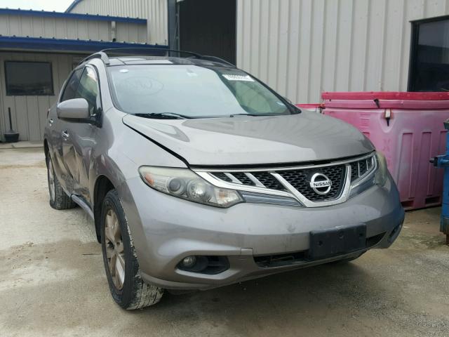 JN8AZ1MU5BW070210 - 2011 NISSAN MURANO S GRAY photo 1