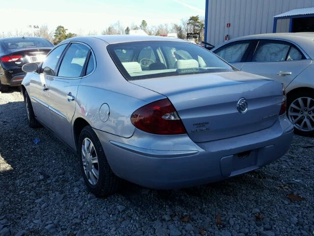 2G4WC532651310219 - 2005 BUICK LACROSSE C SILVER photo 3