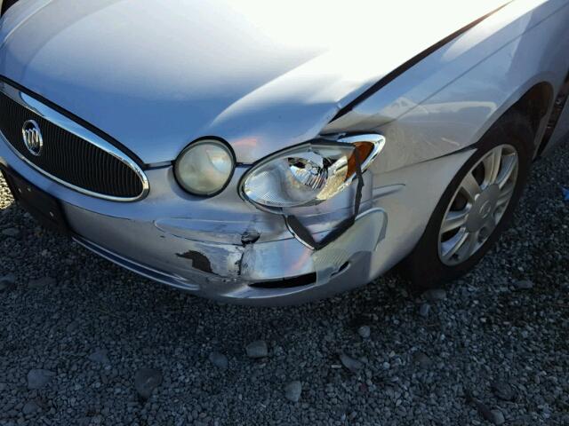 2G4WC532651310219 - 2005 BUICK LACROSSE C SILVER photo 9