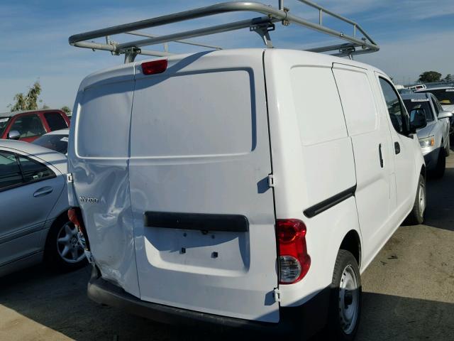 3N6CM0KNXFK725758 - 2015 NISSAN NV200 2.5S WHITE photo 4