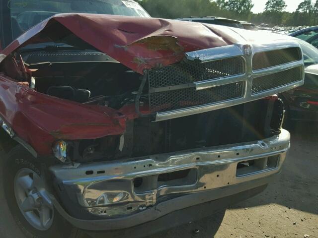 1B7HC16Y4XS244861 - 1999 DODGE RAM 1500 RED photo 9