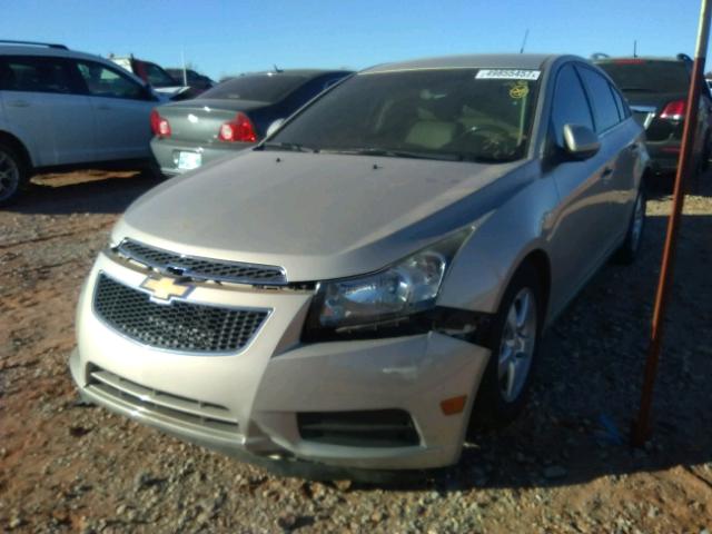 1G1PG5S94B7129767 - 2011 CHEVROLET CRUZE LT GRAY photo 2