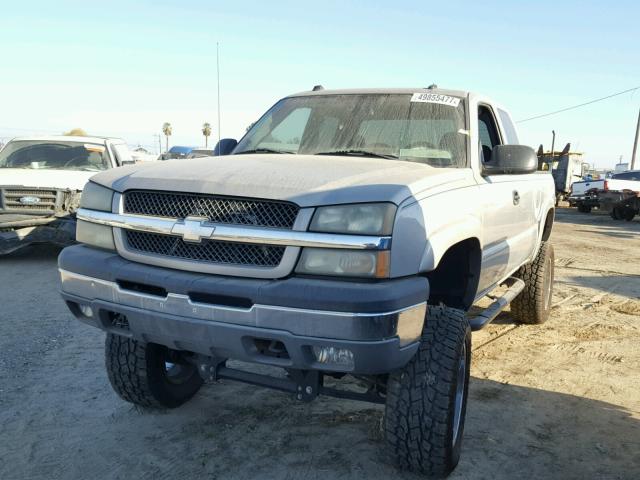 2GCEK19T541203009 - 2004 CHEVROLET SILVERADO SILVER photo 2