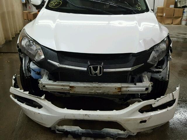 3CZRU6H79GM710158 - 2016 HONDA HR-V EXL WHITE photo 9