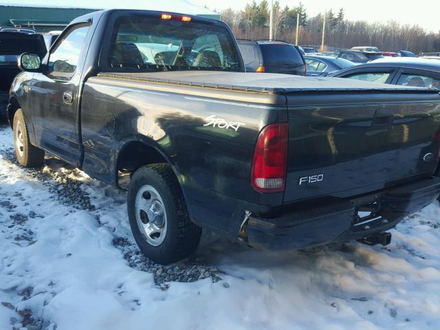 1FTRF17202KA59477 - 2002 FORD F150 BLACK photo 3