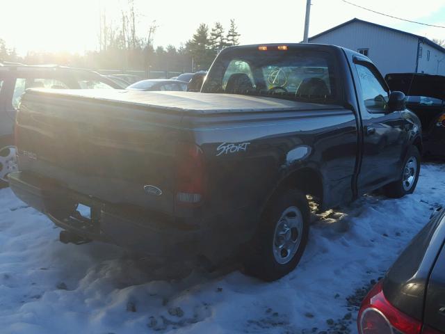 1FTRF17202KA59477 - 2002 FORD F150 BLACK photo 4