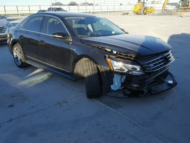 1VWDT7A39HC061722 - 2017 VOLKSWAGEN PASSAT R-L BLACK photo 1