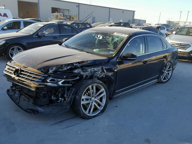 1VWDT7A39HC061722 - 2017 VOLKSWAGEN PASSAT R-L BLACK photo 2