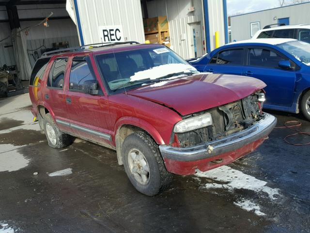 1GNDT13W6Y2142715 - 2000 CHEVROLET BLAZER RED photo 1