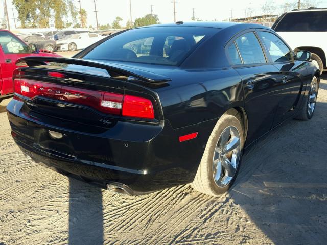 2C3CDXCT4EH252471 - 2014 DODGE CHARGER R/ BLACK photo 4