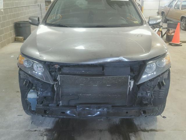 5XYKUDA29BG161612 - 2011 KIA SORENTO EX GRAY photo 9