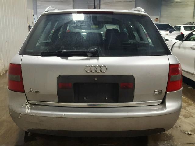 WAULH64B71N087806 - 2001 AUDI A6 2.8 AVA SILVER photo 9