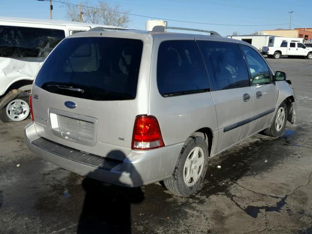 2FMZA51676BA32452 - 2006 FORD FREESTAR S SILVER photo 4