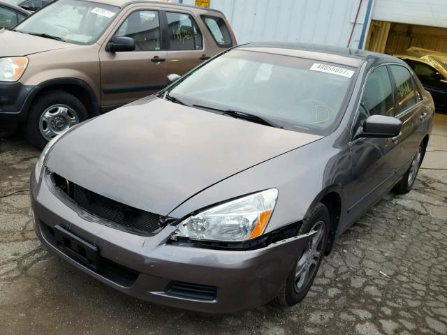 1HGCM56826A048079 - 2006 HONDA ACCORD EX GRAY photo 2