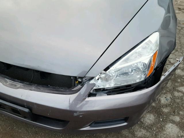 1HGCM56826A048079 - 2006 HONDA ACCORD EX GRAY photo 9