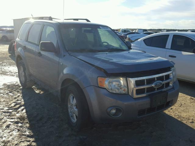 1FMCU031X8KD30715 - 2008 FORD ESCAPE XLT GRAY photo 1