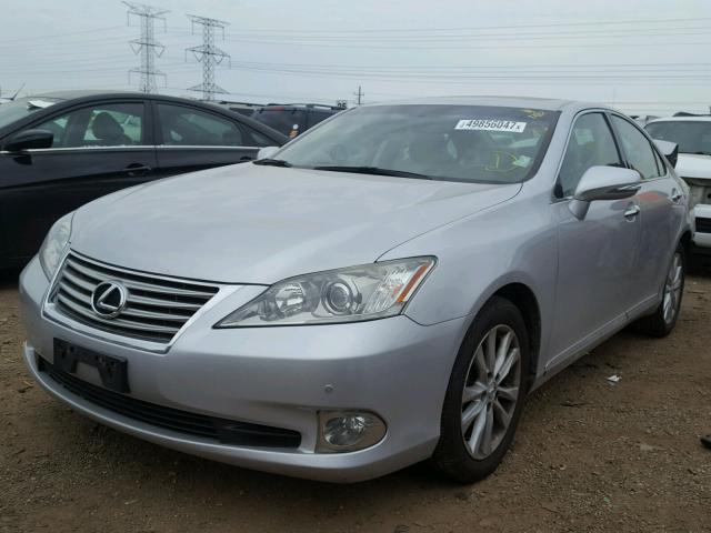 JTHBK1EG6A2359730 - 2010 LEXUS ES 350 SILVER photo 2