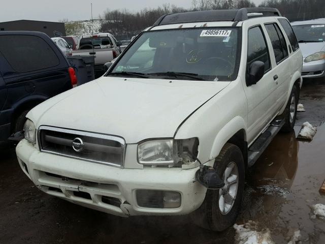 JN8DR09Y93W828361 - 2003 NISSAN PATHFINDER WHITE photo 2