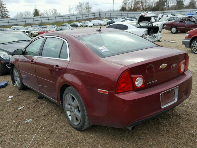 1G1ZD5EBXAF129373 - 2010 CHEVROLET MALIBU 2LT RED photo 3