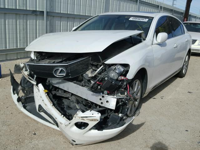 JTHBE96SX70008476 - 2007 LEXUS GS 350 WHITE photo 2