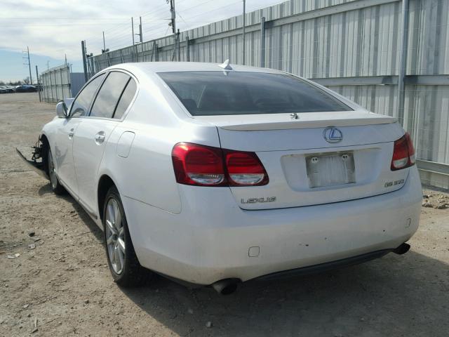 JTHBE96SX70008476 - 2007 LEXUS GS 350 WHITE photo 3