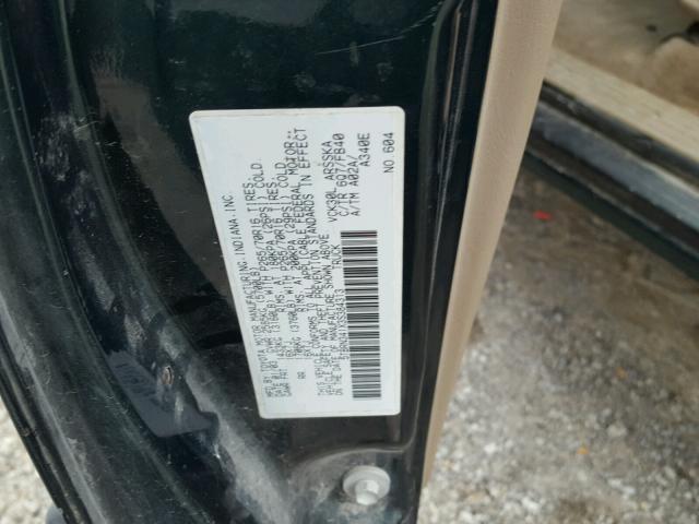 5TBRN341X3S384313 - 2003 TOYOTA TUNDRA ACC GREEN photo 10