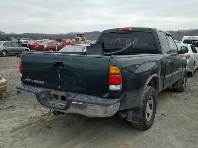 5TBRN341X3S384313 - 2003 TOYOTA TUNDRA ACC GREEN photo 4