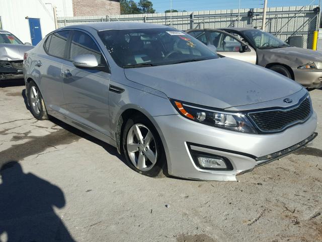 5XXGM4A75EG330552 - 2014 KIA OPTIMA LX SILVER photo 1