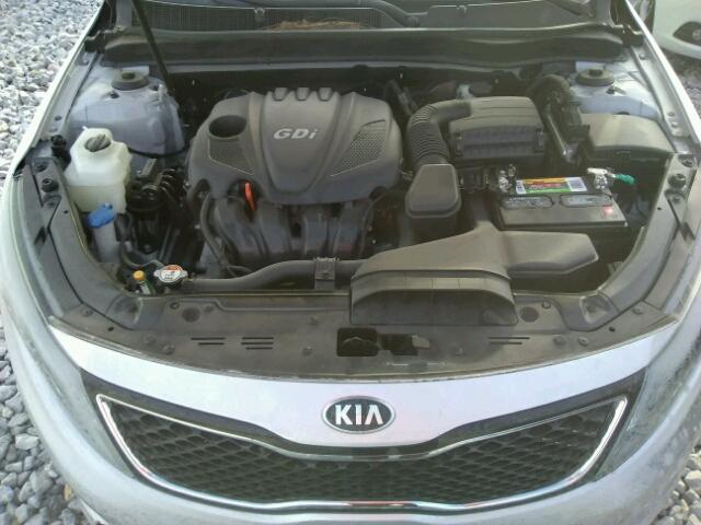 5XXGM4A75EG330552 - 2014 KIA OPTIMA LX SILVER photo 7