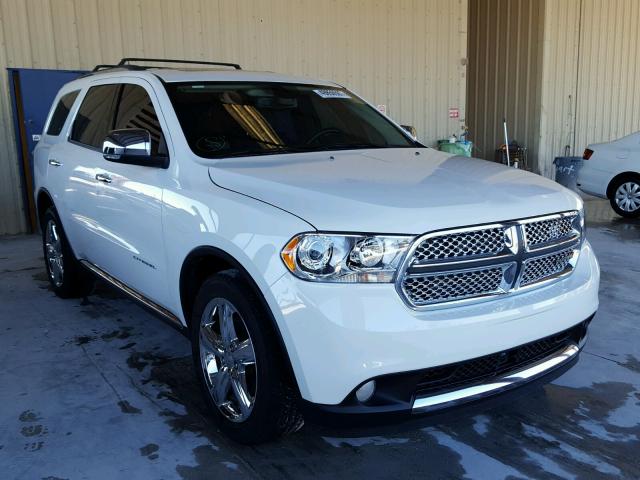 1C4SDHET0CC285705 - 2012 DODGE DURANGO CI WHITE photo 1