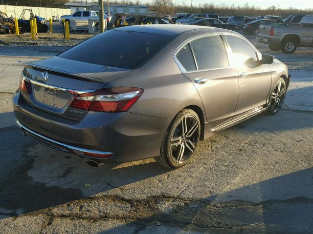 1HGCR2E57HA269865 - 2017 HONDA ACCORD SPO CHARCOAL photo 4