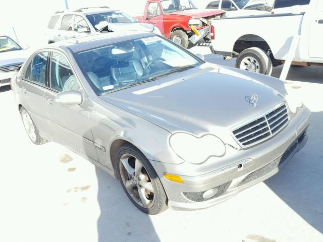 WDBRF52H36F741950 - 2006 MERCEDES-BENZ C GENERATI SILVER photo 1